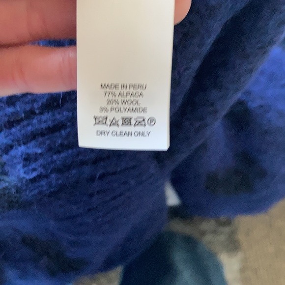 NWT Kate Spade Navy Leopard Sweater - Picture 5 of 5